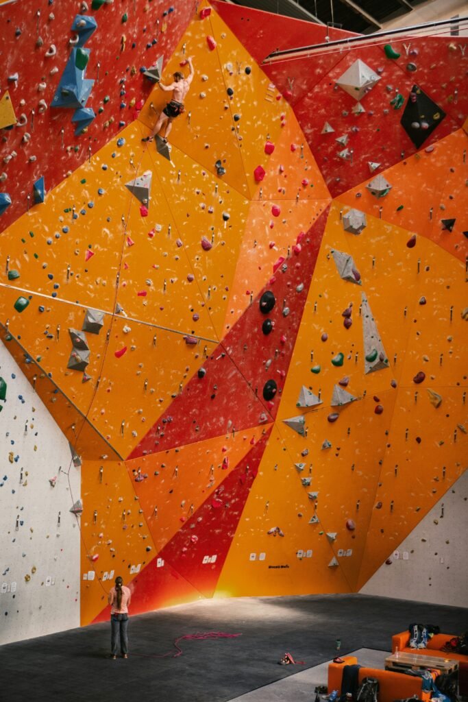 Lead Climbing Wall